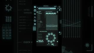 Sci-Fi Vertical Locker Security Screen HUD Animation | Emotion Graphics #Shorts