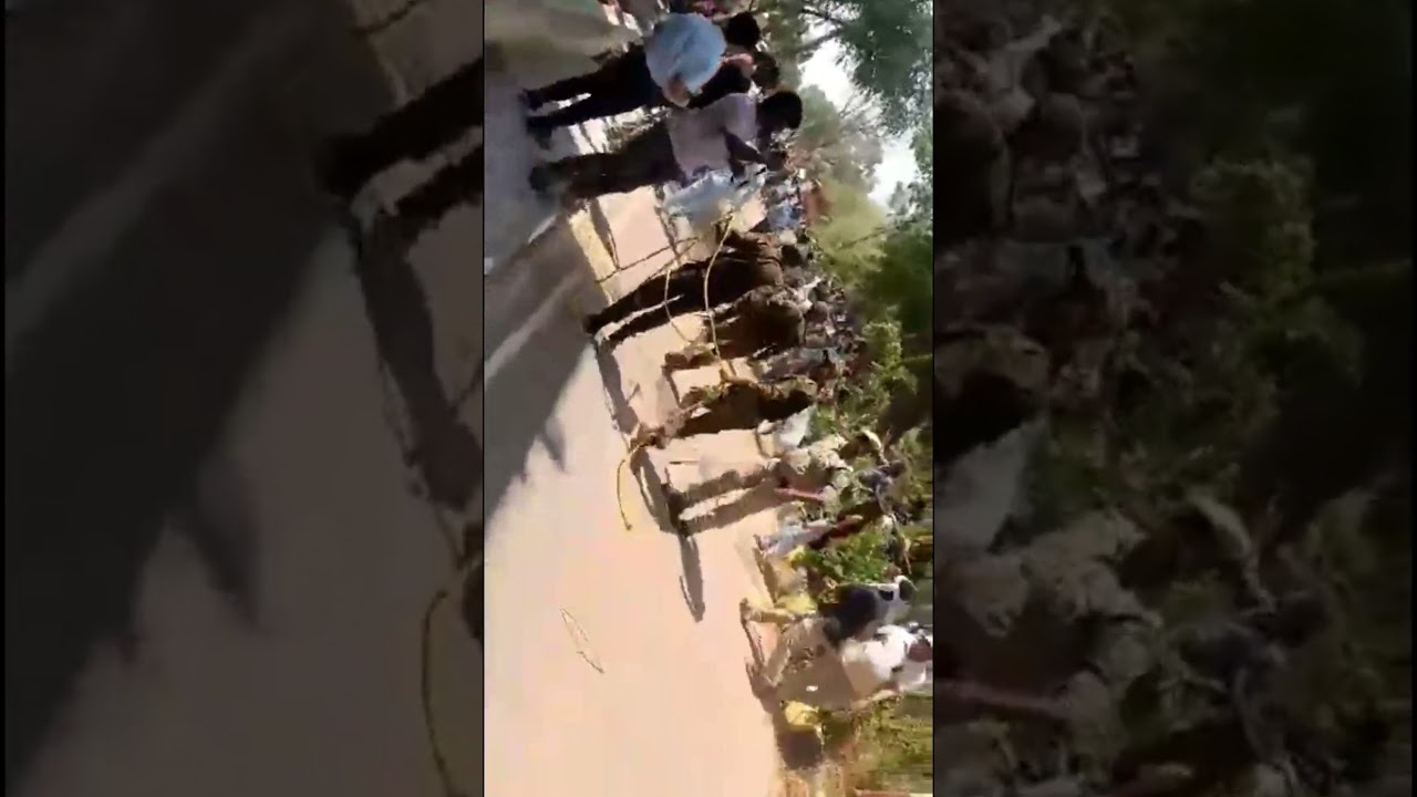 HCU Students Protest and Police Lati Charge 