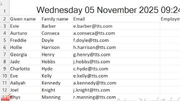 55Main A1 IT | Solution to Excel EX 20 | Class Lecture | 05 11 2025
