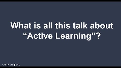 Introduction to Active Learning