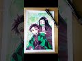 #anime drawing tanjiro and nezuko