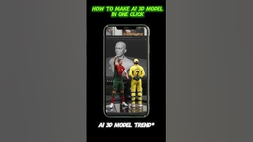 Create 3D Models with AI in 1 Click 😲 Free AI 3D Generator 2025 | #shorts