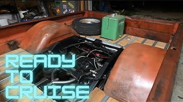 Custom Fabrication on 64 C10-(wheel tubs and hood hinges)