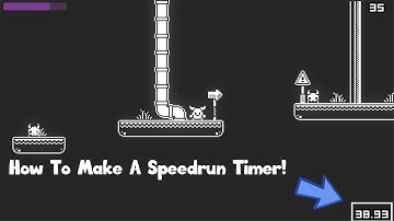 How To Make A Speedrun Timer In Godot!!!