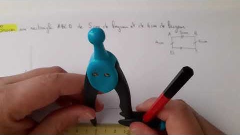 Tracer un rectangle avec un compas