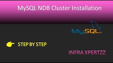 MySQL NDB Cluster Installation