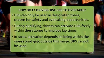 How Do F1 Drivers Use DRS To Overtake? - The Racing Xpert