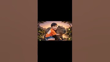 CAPYBARA & BI: Ngày gặp gỡ định mệnh #capybara #funny #ai #shorts