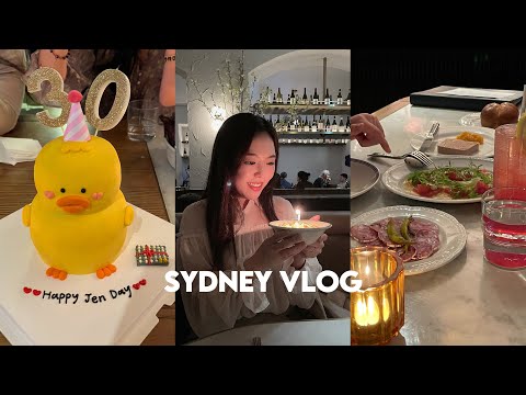 시드니 일상 브이로그 🇦🇺 | 나의 달 🎂 먹고 공부하고 쉰 휴직러의 일상 (w iPhone15pro) | 진짜족발집, LouLou, Palazzo Salato