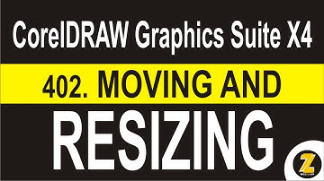 Moving & Resizing | CorelDRAW Graphics Suite X4 - Wuzzzapp
