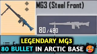 8.9M LOOT 💰 LEGENDARY MG3 80 BULLET IN ARCTIC BASE 🤯 PUBG METRO ROYALE