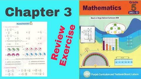 Class 5 Math | Chapter 3 | Review Exercise || Ilmi darasgah