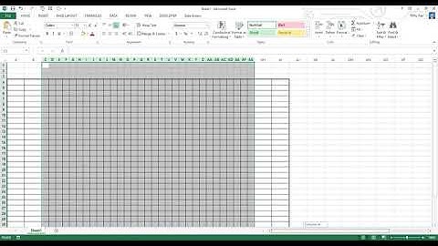 Ex3 របៀបពង្រីកពង្រួមតារាងអោយប៉ុនគ្នាក្នុងពេលតែមួយ ក្នុងកម្មវិធី Excel 2013   Copy