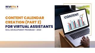 Content Calendar Creation Part2 │Basic Virtual Assistant Training  (Week 2 - Training 3)