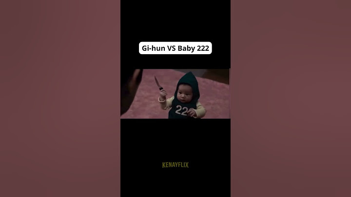 Gi-hun VS Baby 222 🦑El VERDADERO FINAL del Juego del Calamar 3