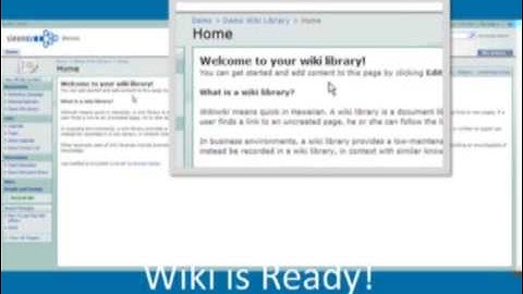 Video Tutorial - Create a Wiki Library (SharePoint) www.sieena.com