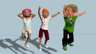 Head Shoulders Knees and Toes By Cocoli Funny  |Cocoli Nursery Rhymes #head #shoulders #shorts