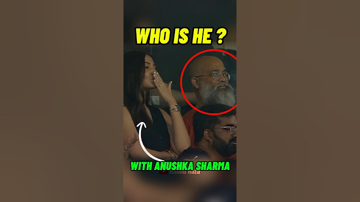 Who is this Man With Anushka Sharma In Stadium During RCB Match ? #shorts