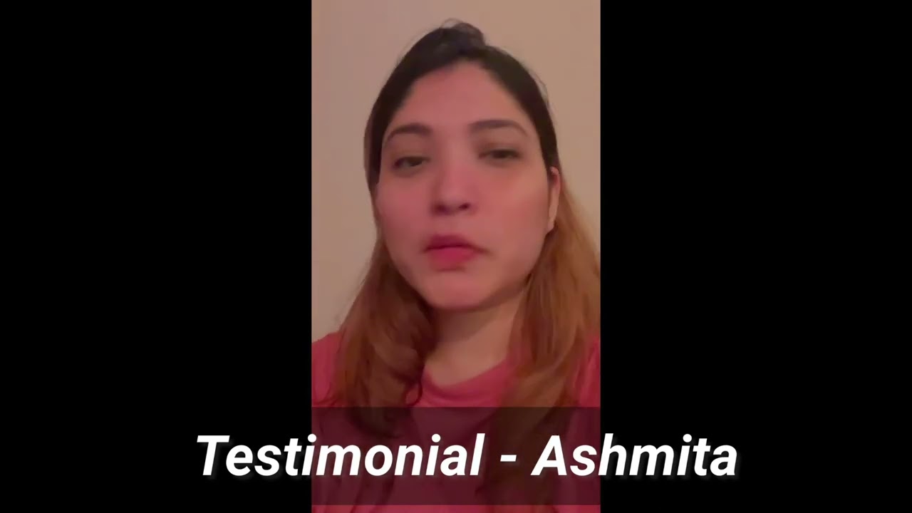 Ashmita's heartfelt Testimonial for Aman