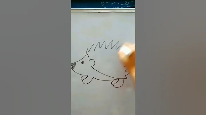 Hedgehog drawing easy #shorts #shortvideo #ytshorts #trending #viral