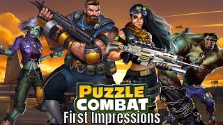 Puzzle Combat: Match-3 RPG/First Impressions/Is It Legit?/Dark Skinned Waifu screenshot 2