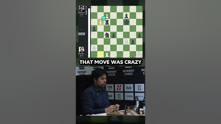 Hikaru Nakamura PLAYED THIS AMAZING MOVE vs. Magnus Carlsen