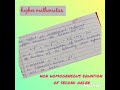 Particular solution of non homogeneous ODE: Method of undetermine coefficients