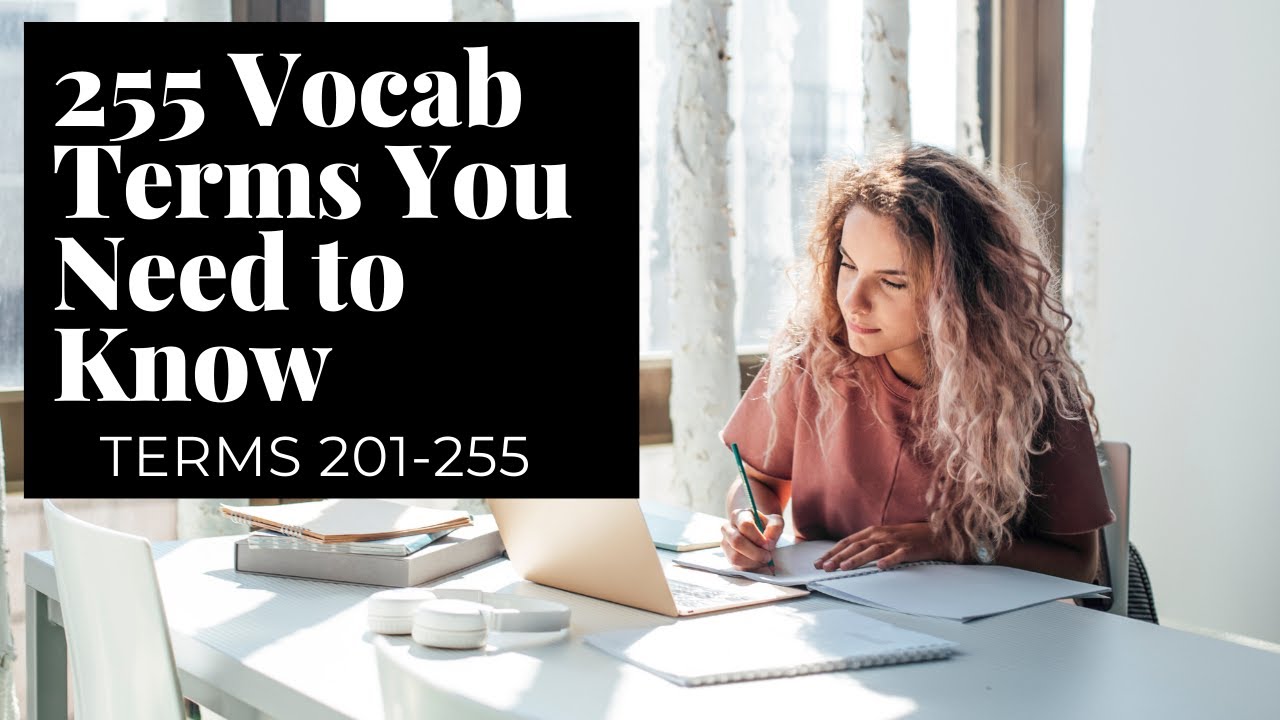 255 Real Estate Exam Vocabulary Terms You NEED To KNOW 201 255 YouTube