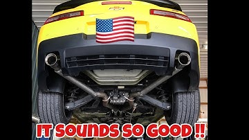 Camaro SS 1LE with xpipe , resonator and muffler delete (They should have made them come like this)