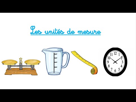 Vidéo: Quelles sont les unités de mesure des liquides ?