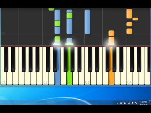 [Piano Tutorial Synthesia]Laviamoci (Biancaneve) - Cartoons & Moovies - YouTube