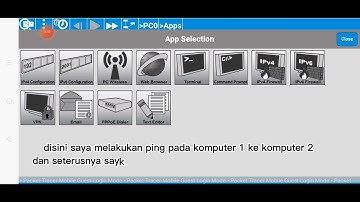 tutorial membuat jaringan LAN menggunakan aplikasi CISCO PACKET TRACER MOBILE di android