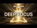 8Hz Alpha Binaural Beat — Deep Focus | Calm Productivity &amp; Study Flow (4 Hours)