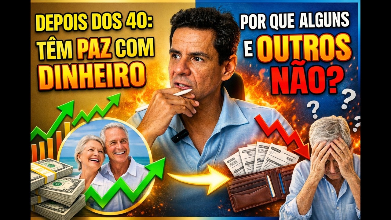 Depois dos 40: por que alguns têm paz com dinheiro e outros não