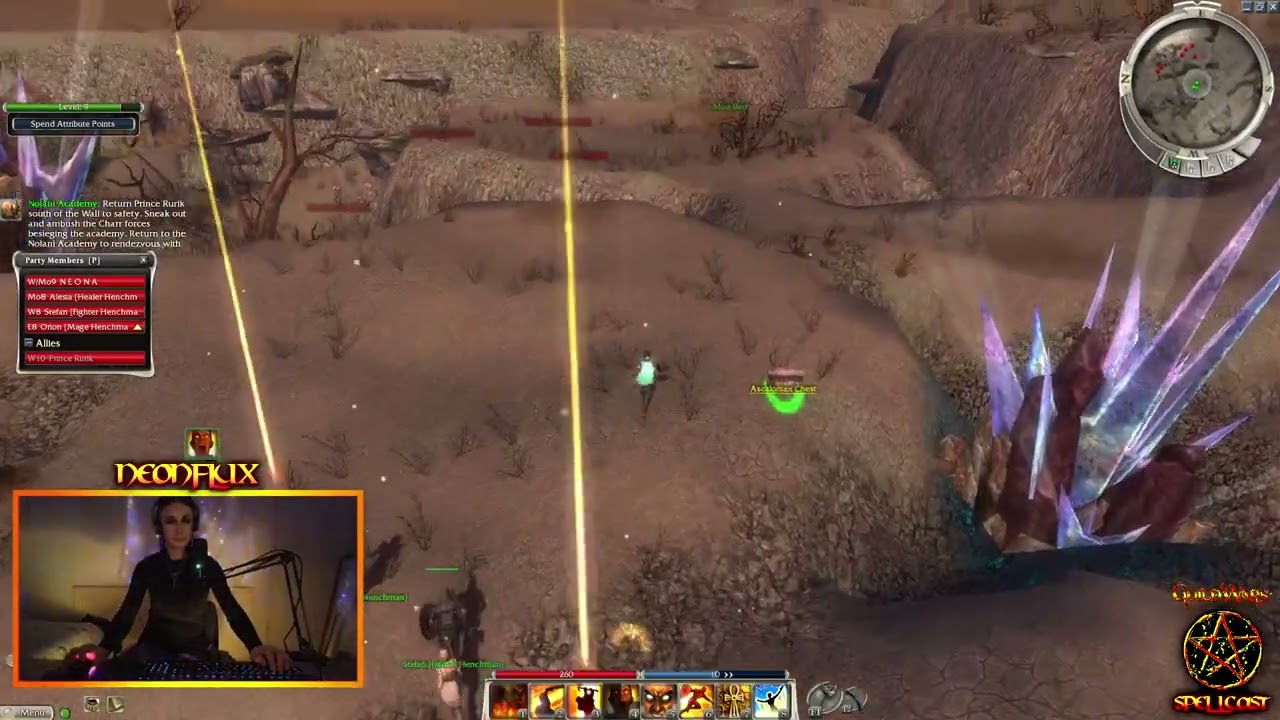 SpellCast🏰GuildWars - Playing For The Music + Prophecy Campaign Missions - Neona - (Warrior) ⚔�