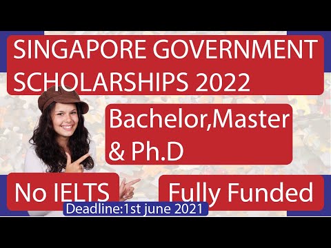 How to apply for Singapore Government Scholarship (SINGA) | Fully Funded