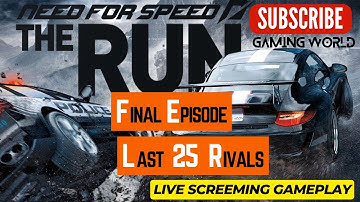 Last 25 Rivals |  Final Episode - Can You Beat My Time? LIVE NFS RUN #Livestream #gaming  #NFSRUN