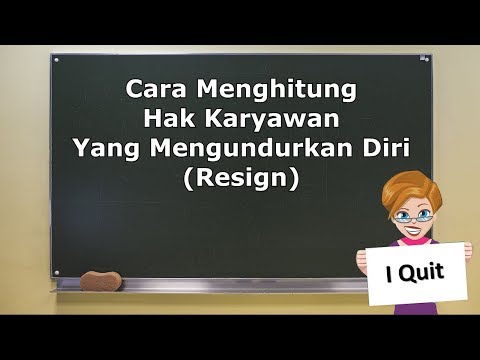 Video: Cara Menghitung Cuti Yang Tidak Digunakan Saat Pemecatan