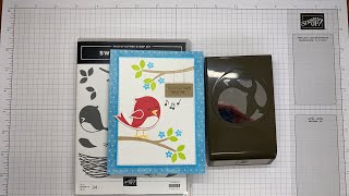 Stampin' Up! Sweet Songbirds Congratulations Card With Video