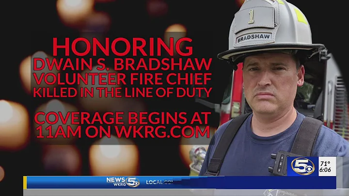 Procession and funeral arrangements for Dwain Brad...