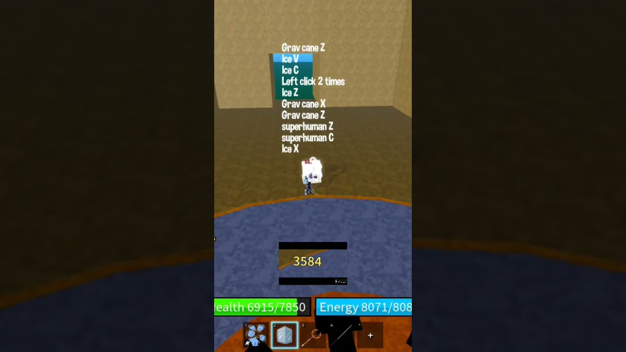 Ez Ice + Gravity cane + Superhuman Combo! 