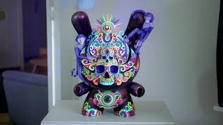 Jungle Divinity 20 Custom Dunny Art Sculpture - Kidrobot X Mp Gautheron Custom Dunny Series 3