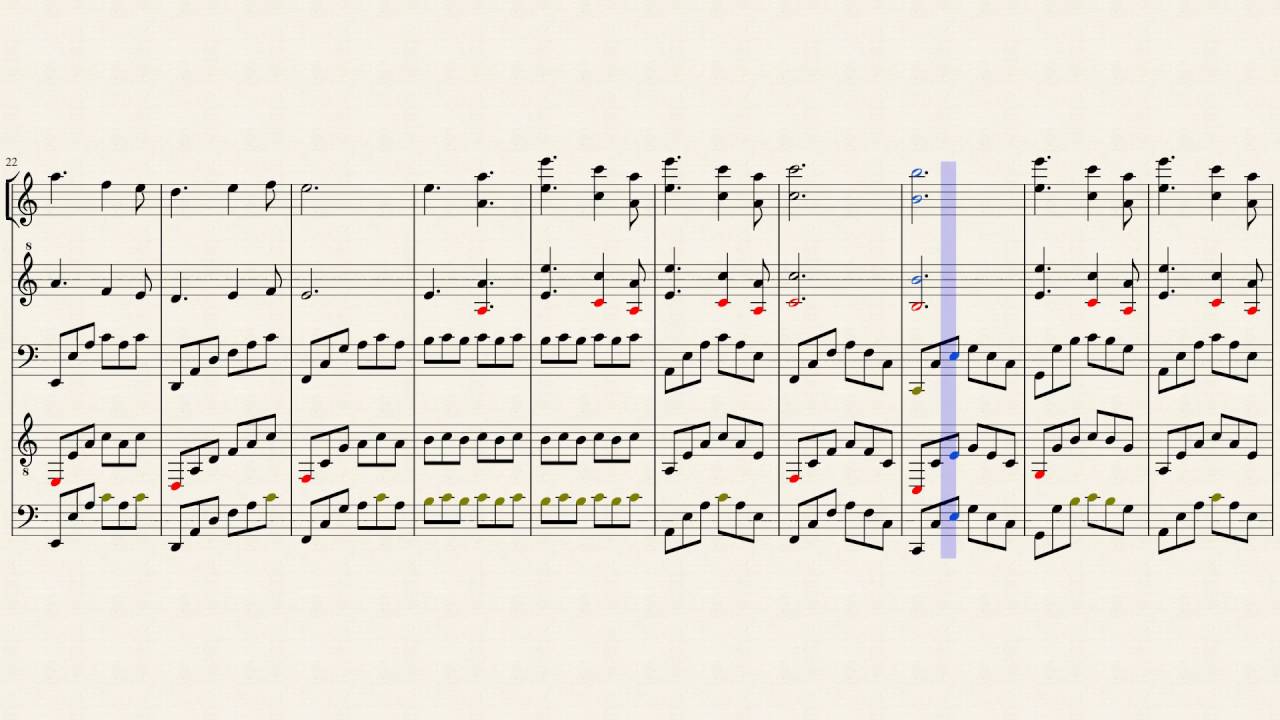 rosemarys theme youtube rosemary s theme sheet music