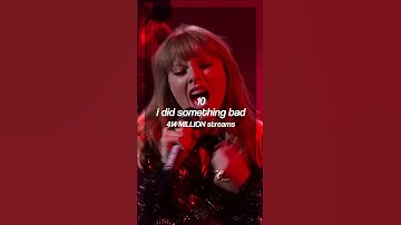 taylor swift 13 most streamed non singles #ttpd#taylorswift#swifties#swiftie#shorts#spotify#ts#music
