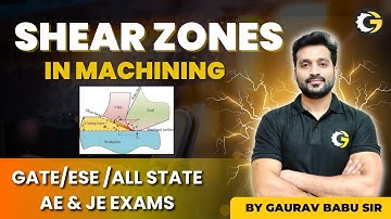 Shear Zones In Machining | Gaurav Babu | GB Lions #sscje #gate2024 #mechanicalengineering