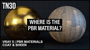 V-Ray 5 for Sketchup Materials: Create Vray Material with Free PBR Texture | Vray 5 Coat & Sheen