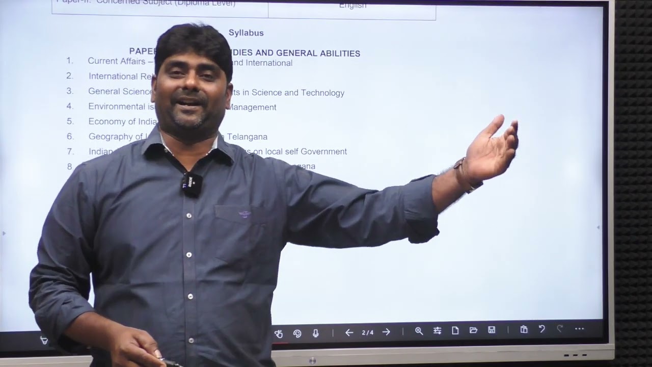 AEE,AE,TPBO GENERAL STUDIES  SYLLABUS CLARIFICATION