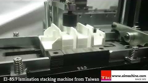 E & I Auto core stacking machine