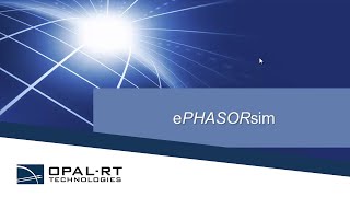 ePHASORsim presentation, at RT13