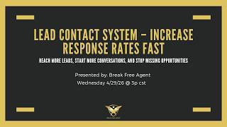 Lead Contact System – Increase Response Rates Fast
